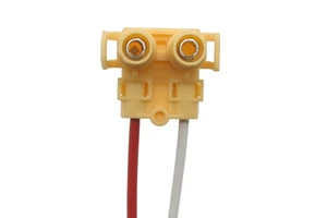 2 Pin Wire Harness Female Connector 2 Way Pigtail Harness BC-130 High Temperature Resistance