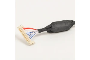 Customized lcd display lvds cable assembly 20pin 25pin 31pin 50pin lvds cable harness
