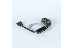 Custom 17-Pin Copper Metal Cable Assembly IP67 Waterproof Servo Motor Encoder Signal Line Harness Right Angle Male/Female