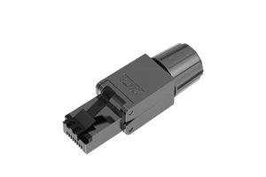 ZHEFAN Rj45 Data Fastconnect Plug 4 Pin 8 Pin Industrial Metal Straight Ethernet Rj45 Connector Cat8 Profinet Rj45 Plug
