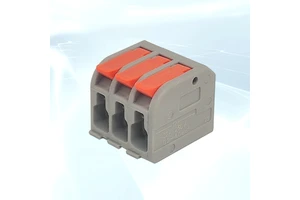Wire Terminal Connectors High Quality Single Head 2604-3Way Quick Connect for Lamp Socket and Push-on Cable in Cheap Price