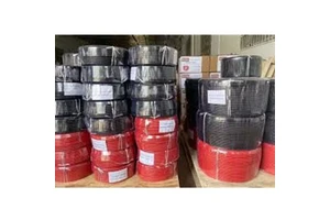 100m for TUV EN50618 H1Z2Z2-K DC 1500V 4mm 6mm10mm2 Red Black Solar Power Cable for Extension Board Solid Conductor PE