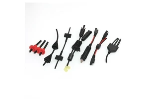 Customized Spiral Cable Assembly Black Jacket