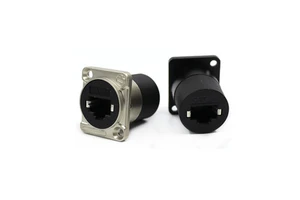 IP68 Waterproof RJ45 Connector With RJ45 Bulkhead Jack Socket to Ethernet Cable