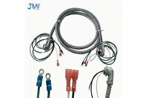 Industrial Wiring Harness With Corrugated Stainless Steel Tubing for Intelligent Equipment Internal Connection