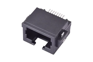 RJ45 Connector All Plastic Sinking 1 Port TAB up Gold Plating Surface Mount PCB RJ45 Jack
