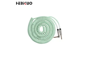 OEM Custom HEBIKUO PX001 Electric Guitar Cable Wire 5m Audio Cable Factory Wholesale Instrument Accessories for Electric Guitar