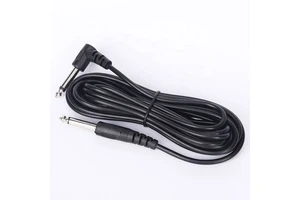 Cantell Right Angle 6.35mm Electric Guitar Cable 6.5mm Guitar Instrument Cable 3m