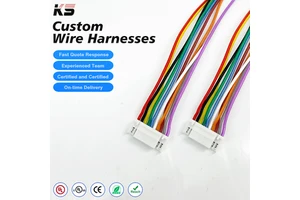 Custom 1.25mm Pitch JST GH SH Connector Wire Harness 2 4 6 8 10 Pin Female Cable Assembly For PCB Board Electronics