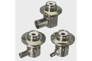 1pcs UHF SO239 Female Jack Bulkhead Right Angle Connector Solder RG316 RG174 & RG58 RG142 & RG8 LMR400 Cable Wire Terminals RF