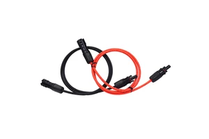 High-Temperature Resistant PV Extension Cable for Solar Panels PTFE Insulation Solar Panel Extension Wire Wiring Harness