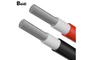 Thermal Solar Panels PV DC Power Cord Tinned Copper XLPO Cable Industrial for Construction 62930 IEC131