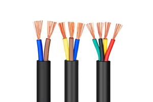 Multi Conductor Flexible Cable RVV 2 3 4 Core 0.5 0.75 1 1.5 2.5 4 6 MM Electrical Cable Wire Power Cable Flexible Rvv