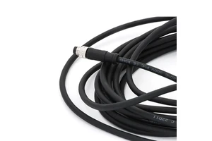 KRONZ M8 Pre-assembled Cable Connector with 2 Meter PVC 4 Pin Unshielded Straight Male Pre-molded Circular Connector
