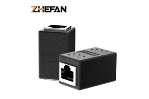 Shielded Rj45 Coupler Network Ethernet Extender Cable Adaptor 8p8c Modular Jack Connector Rj45 8p8c Adapter