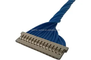 HRS Original 1.25mm Pitch DF14-15S-1.25C +DF14-2628SCFA+Linksunet UL3302-26AWG Customization of Halogen-free Wire Harness