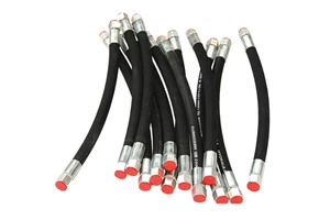 Hot-Selling Black Hydraululic Rubber Hose Highly Durable Reliable Steel Wire Braided Oil Pipe EFG5K Moulding for GATES