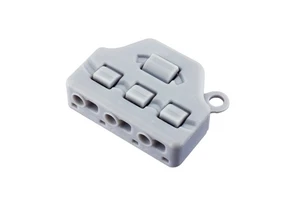 LED Light Cable Connector 3P 1 to 3 Splitter 0-42V 3A Parallel Wiring Nylon Housing Copper Contacts Waterproof Quick Disconnect