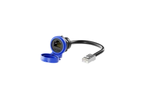 Lshitech Endurance Industrial Waterproof Connector RJ45 Cat5e Ethernet Network Connector With Wire/Cover