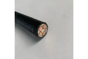 WDZN-YJY 4X35+1X16 Low Smoke Halogen-Free XLPE Insulated Copper Core Fire Resistant Cable PE Jacket 1 KV for Power Distribution