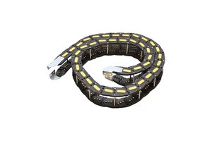 Black Flexible Nylon Cable Drag Chain Carrier with 1 Year Warranty for CNC Construction Machinery Parts Cable and Hose Organizer