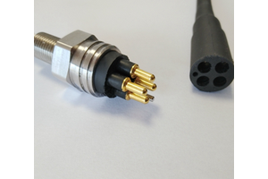 Seacon IP69K Circular Micro 4PIN Male Bulkhead ROV Subconn 316L Subsea Underwater Cable Connector