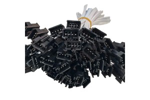 Factory Direct Double Row Snap In Housing Connector White Flat Ribbon Cable Electronic Extension Custom Wire Harness