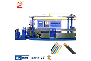 Automatic Fiber Optic Cable Extrusion Machine Electric Wire Coating Line for Automotive Harness/Copper Conductor