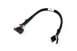 DuPont 2.54-10P Terminal Harness Security Motherboard Control Cable 2695-2.5-230 PVC 230mm Multi-core Sheath Shielded Wire