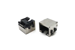 Coorle 5J66 Factory OEM ODM Shielded RJ45 Connector Female SMT 8p8c FTP Jack Offset H=8.6mm Laptop Ethernet Interface China