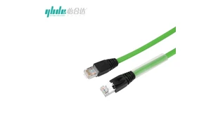 High Quality RJ45 to RJ45 SFTP Braided Double Shield High Flex Profinet Ethercat Powerlink TCP/IP Industrial Ethernet Cable