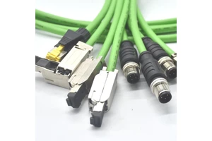 Profinet Profibus Earthnet Earthercat IP67 Waterproof Connector Industrial Network Cable M12 4P D Code to RJ45 Profinet Cable