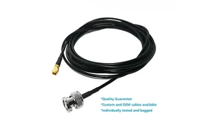 Manufacturer Microdot Cable UNF 10-32 m5 L5 male Connector To BNC male for RG178 RG174 RG316 pigtail ultrasonic probe cable