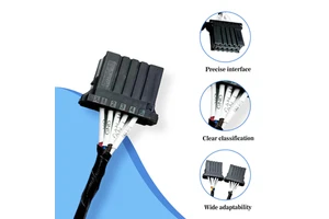 Hot Sales Energy Storage Wiring Harness Pure Copper Conductor PVC Insulation Total Length 450mm DD31PC Connectors Both Ends
