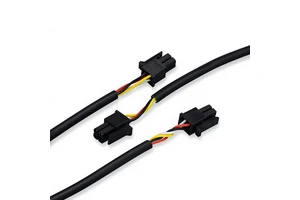 2464-26AWG Four-Core Copper Spiral Shielded Silver Plated Environment Resistant Power Cable MX3.0-4PIN Terminal 43020/43025