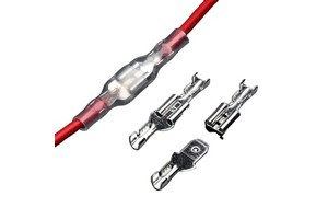 200Pcs Terminal Female Male Connector 2.8/4.8/6.3mm Butt Splice Terminals for Wire Crimp Cable Car Accessories Spade Connector