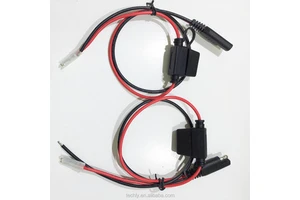 SAE Plug DC 15A Fuse Automotive Power Cable for Male for SPT-2 18AWG 300V Rated 2-Pole Trailer Plug