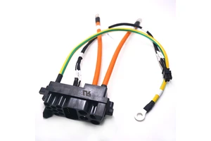 Custom Multicolored 1.0mm Pitch Wiring Harness PTFE High-Temp Ring Terminal Cable for Auto New Energy Applications