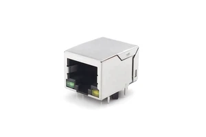 HAXN 1*1 10/100BT W/O EMI TAB W/LED RJ45-ICM Connector Prices RJ45 Type