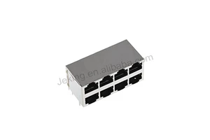 Jeking Connector Double Network Interface RJ45 RJ45 2X4 8-Port