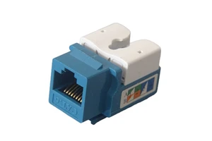 ZHEFAN Female Tool Keystone Jack Cat6 Connectors Rj45 Modular Coupler Cat6 Keystone Jack 90 Degree Utp Modular Jack