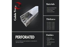 SS304 Cable Tray for High Humidity Project Corrosion Resistant and Durable Material