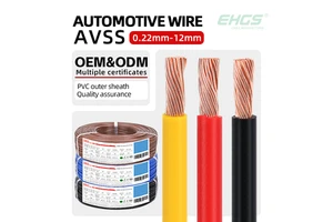 EHGS Bare Copper Wire AVSS Electrical Cable Automotive Cable 0.22mm 0.35mm 0.5mm 0.85mm 1.25mm 1.5mm 2.5mm2