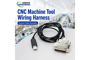 Custom CNC Machine Wiring Harness Industrial Automation Shielded Cable Assembly OEM