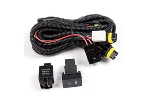 - Fog Light Lamp Copper Conductor 220V Wiring Looms Relay ON/Off Switch Kits Driving Light Harness