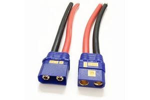 Flameproof QS8-S Wire Harness with Male Female Plug High Temperature High Current Resistant Cable for Electronic Applications