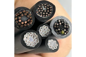 8 10 12 Cores 1.5mm2 Flexible Control Cable 26AWG 24AWG 22AWG 4/5/6 Core Signal Shield Cable Wire Harness