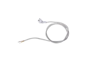 Durable Braided EU CEE 7/7 Plug Power Cord Universal Power Supply Cable For Household Appliances And Industrial Equipment 1.5m