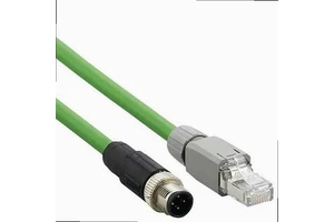 E12490 Industrial Ethernet Cable 0.5 m Connection Cordset for Automation Networking