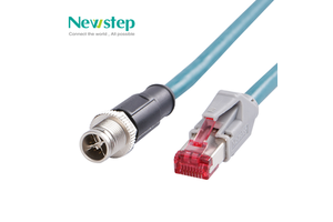 Industrial Standard EN50155 EN50121 M12 Gigabit Ethernet CAT6A 4 8 Pin RJ45 A/D Code Shielded Data System Cable Control Cables